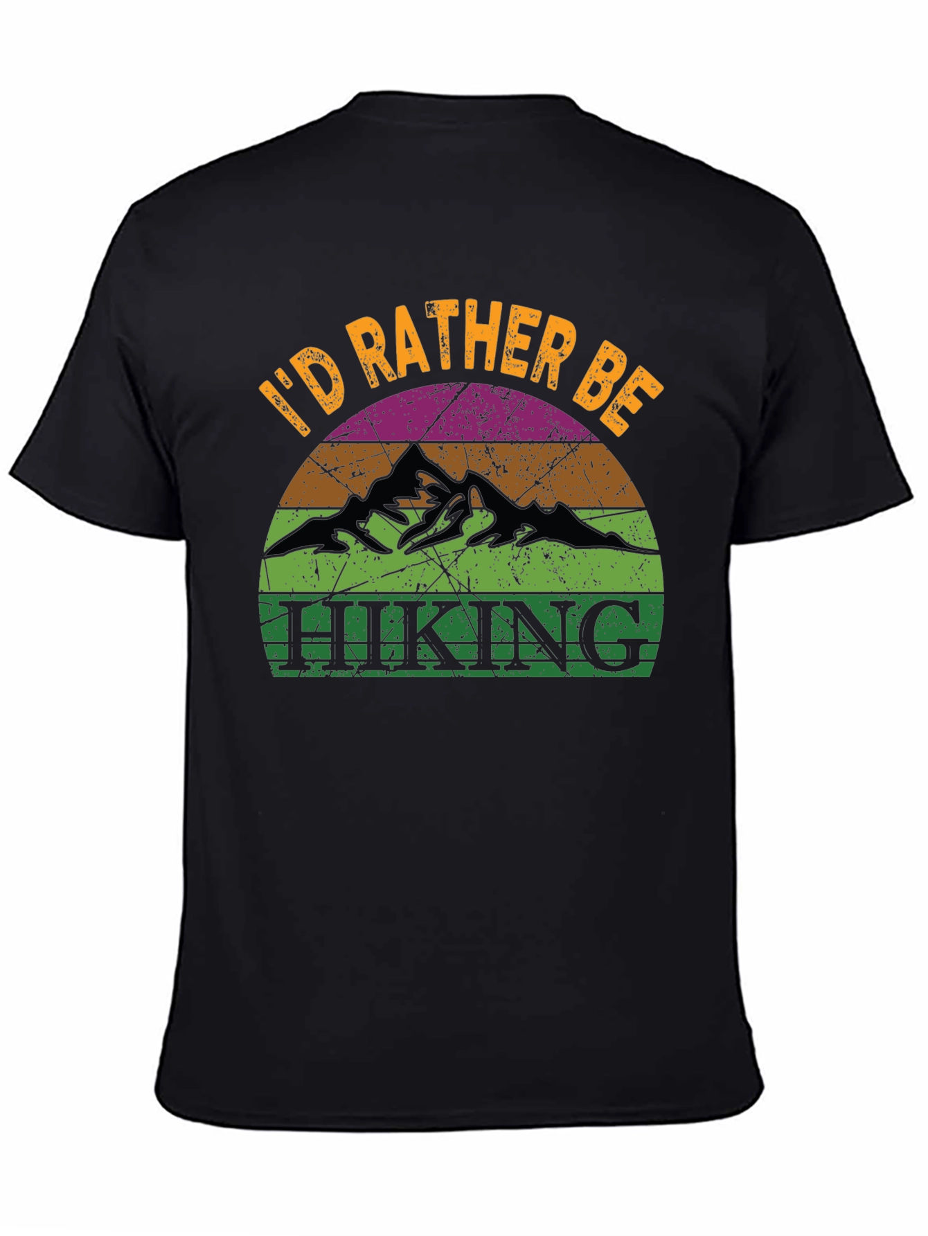 Id Rather Be Hiking Graphic T-Shirt