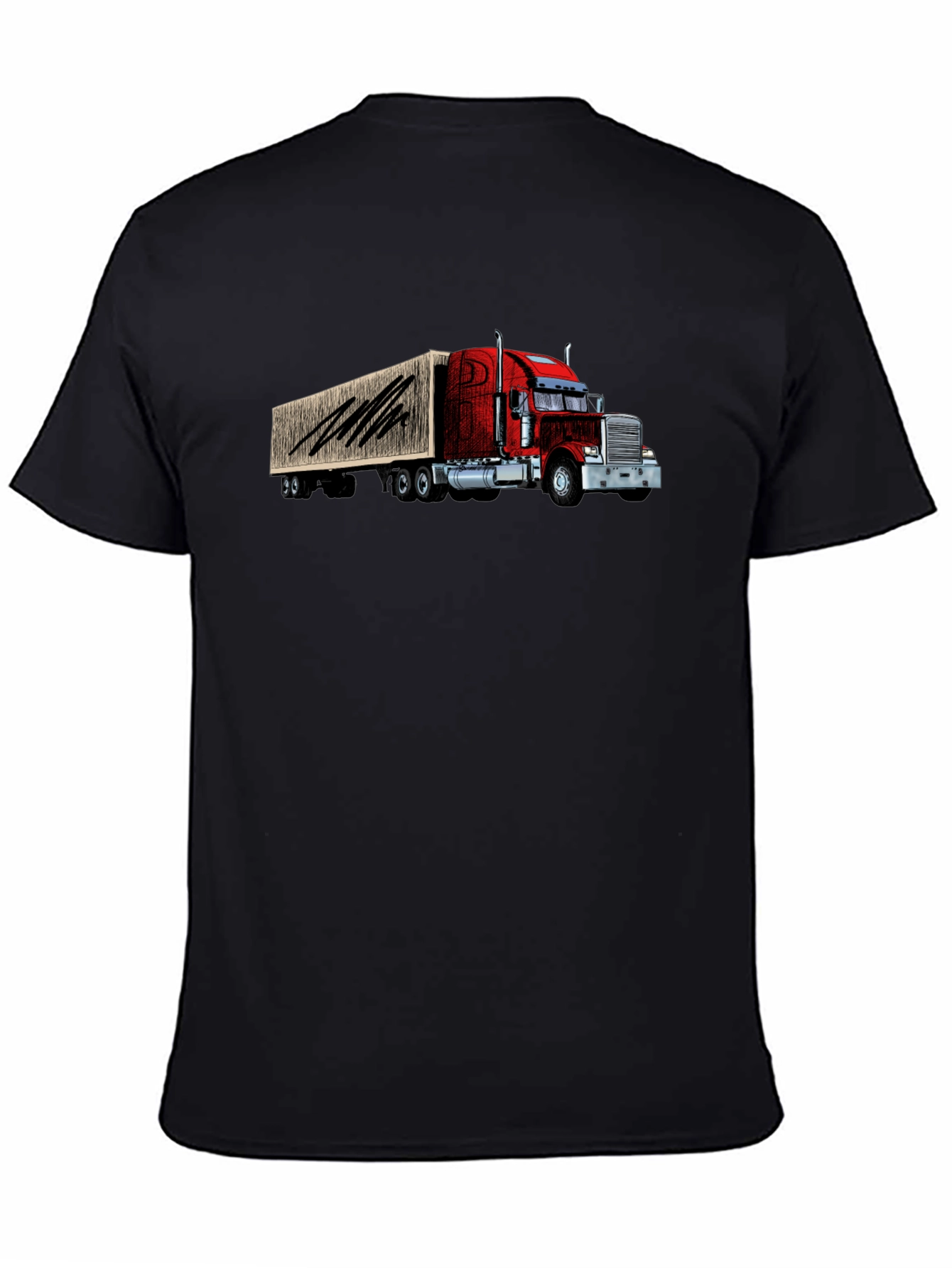 Truck Graphic Black T-Shirt