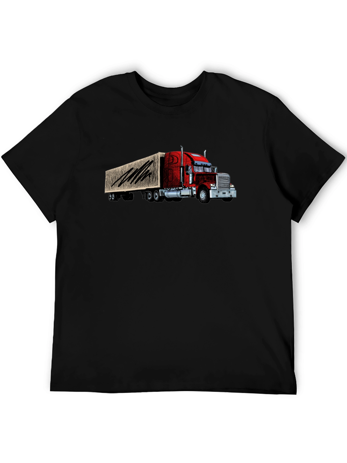 Truck Graphic Black T-Shirt