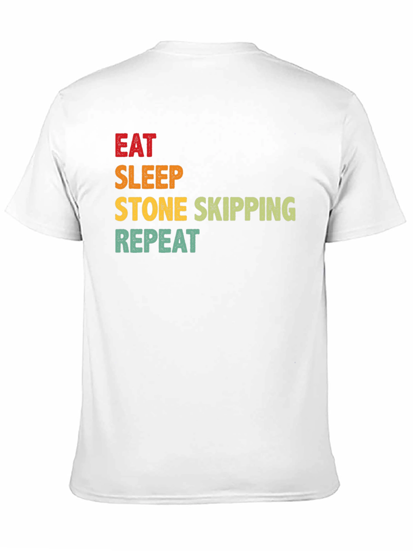 Eat Sleep Stone Skipping Repeat T-Shirt