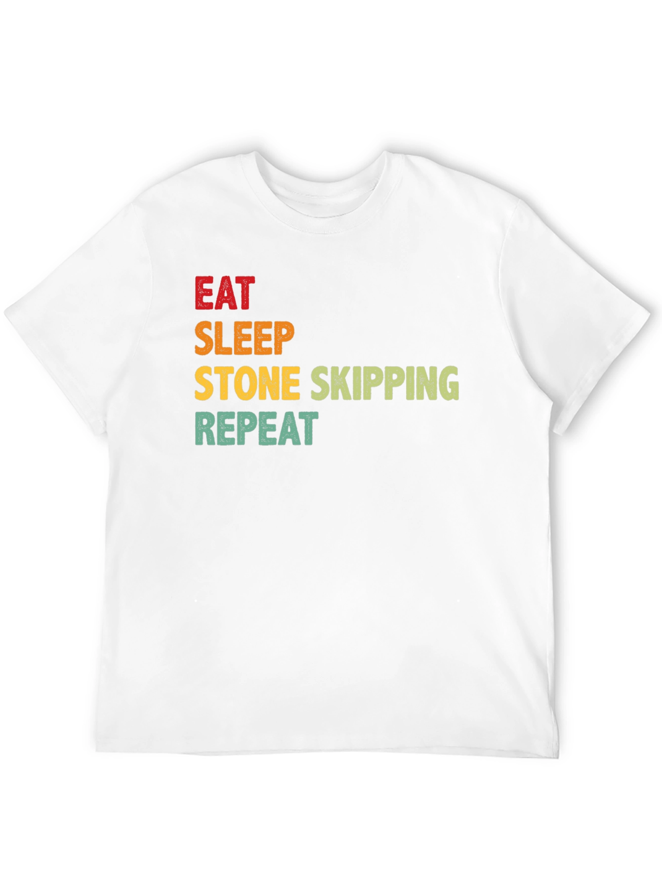 Eat Sleep Stone Skipping Repeat T-Shirt