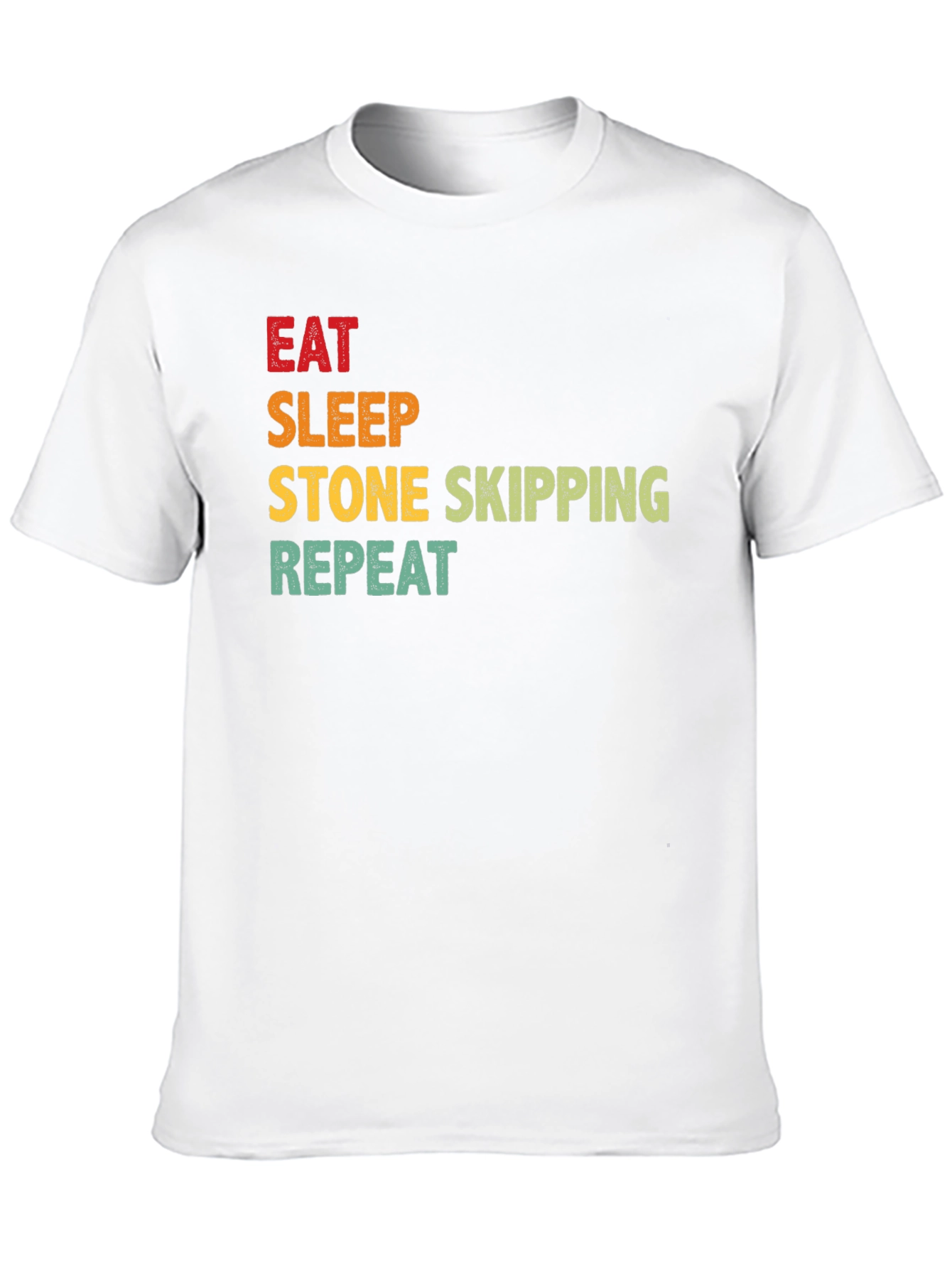 Eat Sleep Stone Skipping Repeat T-Shirt