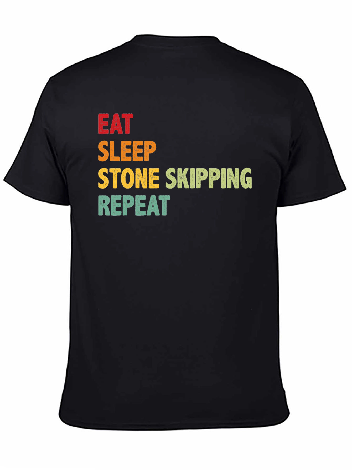 Eat Sleep Stone Skipping Repeat T-Shirt