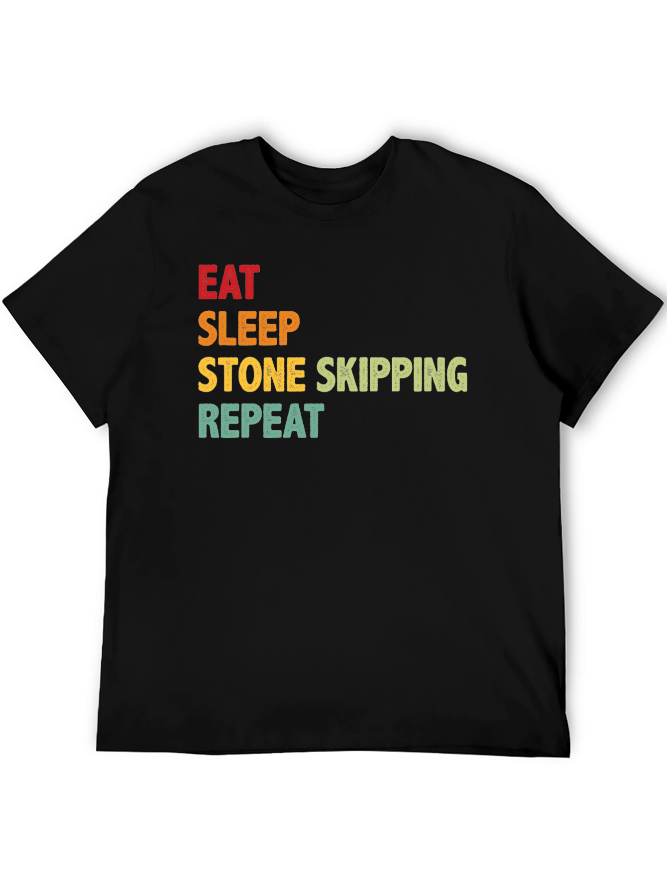 Eat Sleep Stone Skipping Repeat T-Shirt