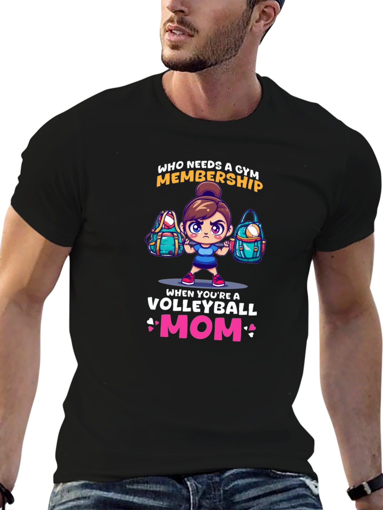 Volleyball Mom T-Shirt - Gym Alternative