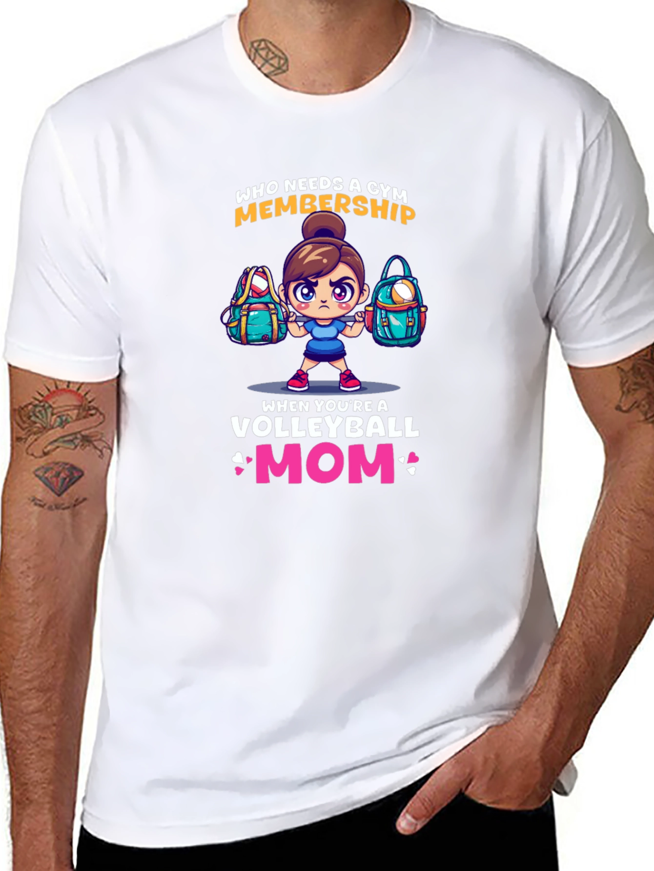 Volleyball Mom T-Shirt - Gym Alternative