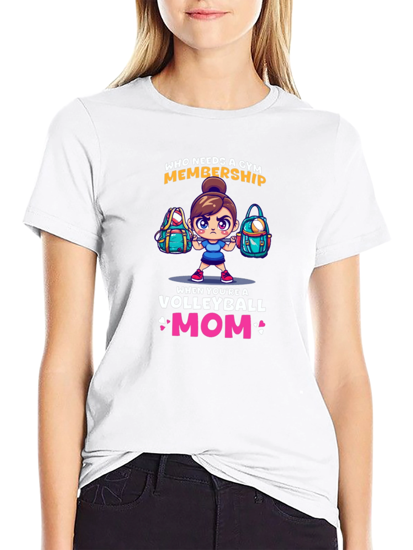 Volleyball Mom T-Shirt - Gym Alternative