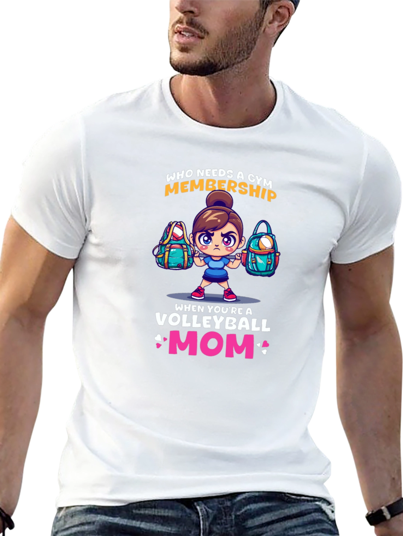 Volleyball Mom T-Shirt - Gym Alternative