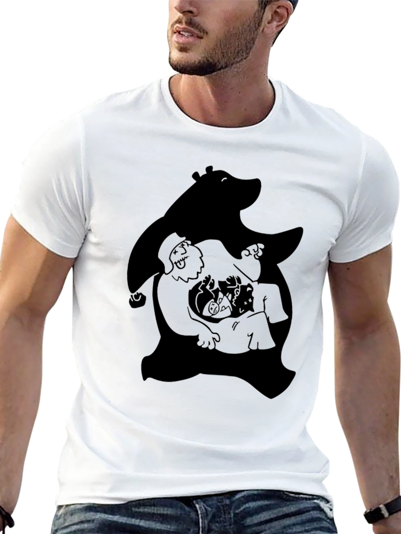 Bear Hug T-Shirt - Comfort & Style