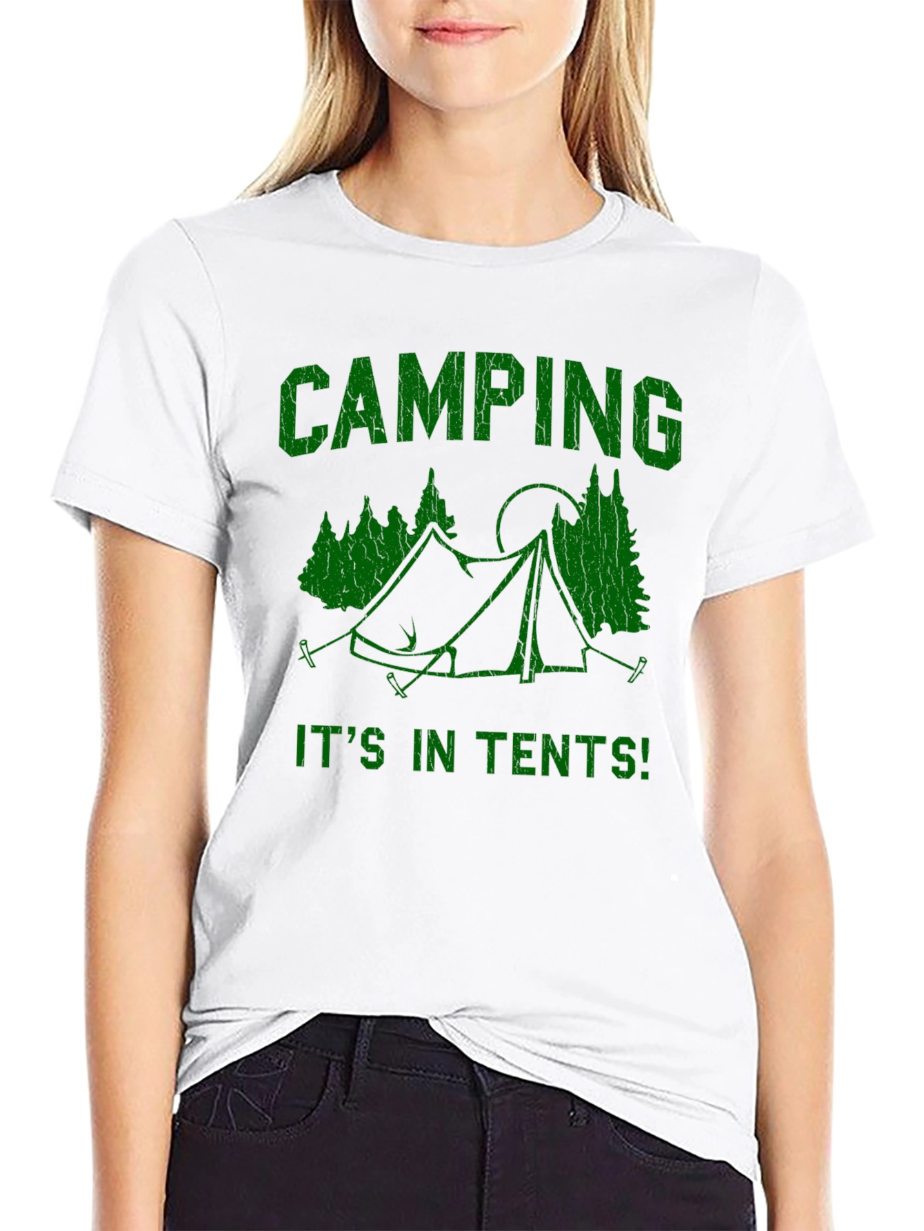 Camping T-Shirt: Its in Tents! Graphic Tee