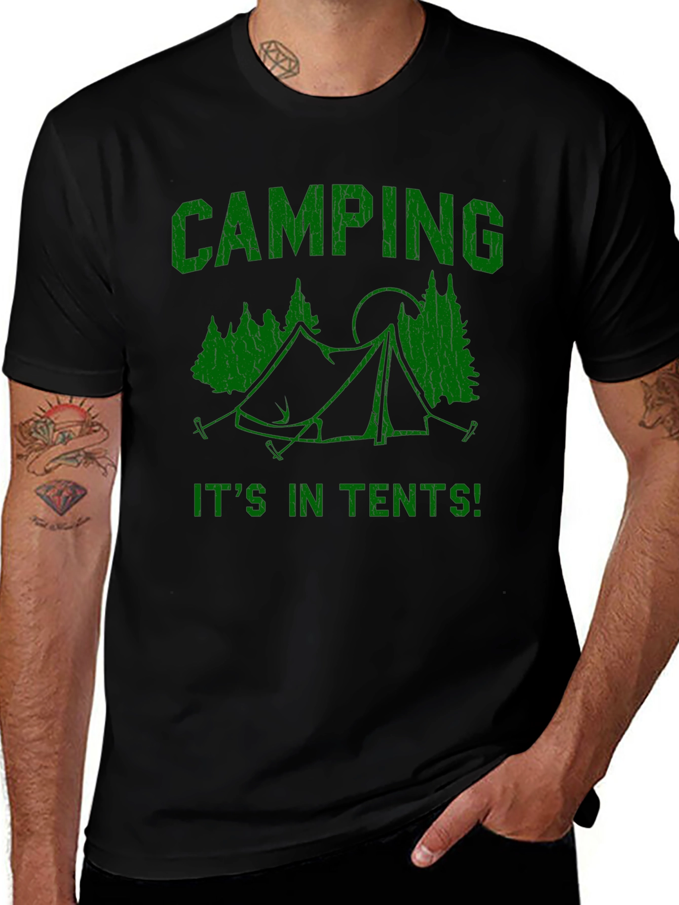 Camping T-Shirt: Its in Tents! Graphic Tee