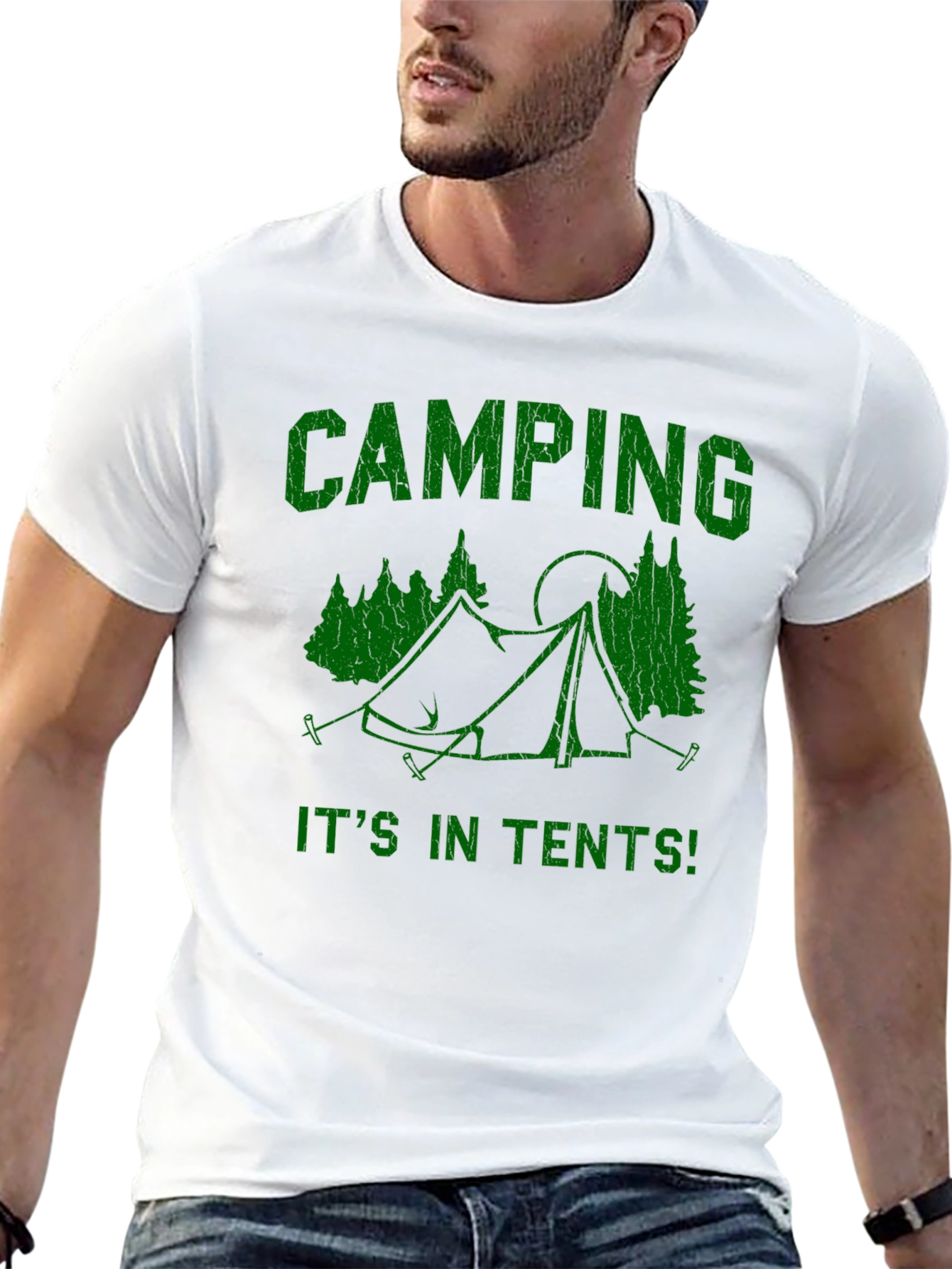Camping T-Shirt: Its in Tents! Graphic Tee