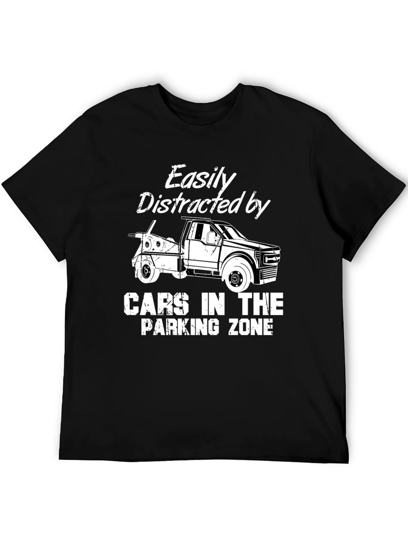 Easily Distracted Tow Truck T-Shirt