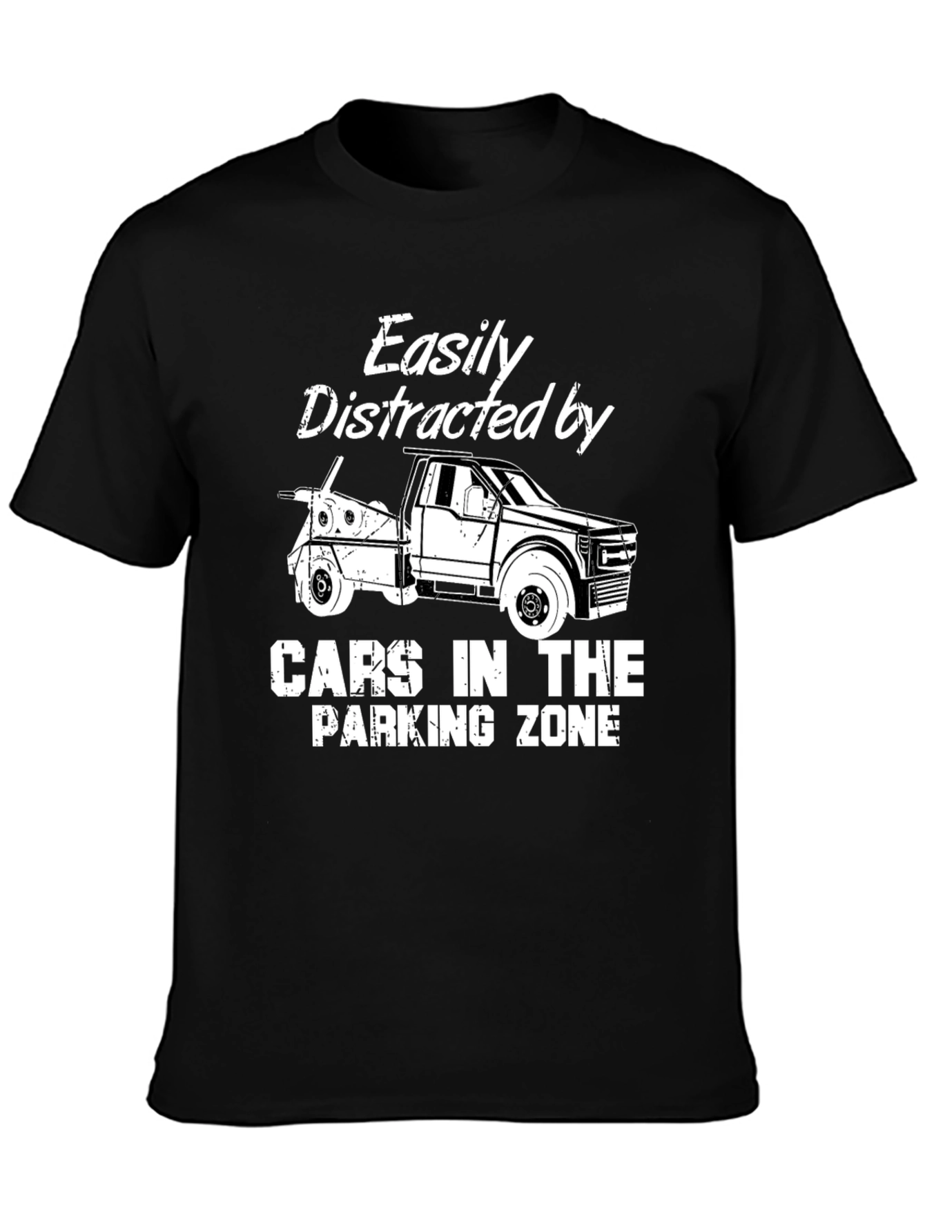 Easily Distracted Tow Truck T-Shirt