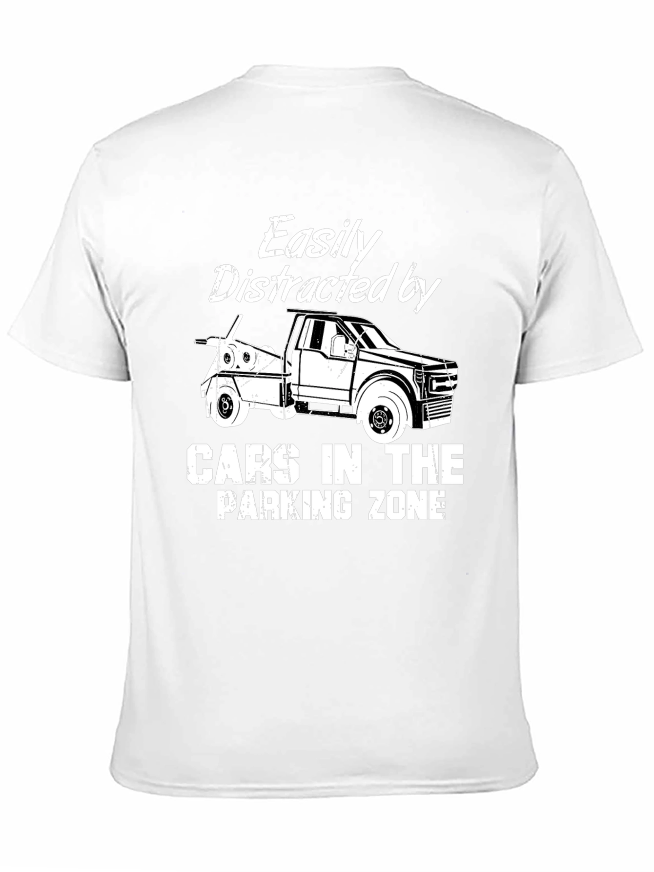 Easily Distracted Tow Truck T-Shirt