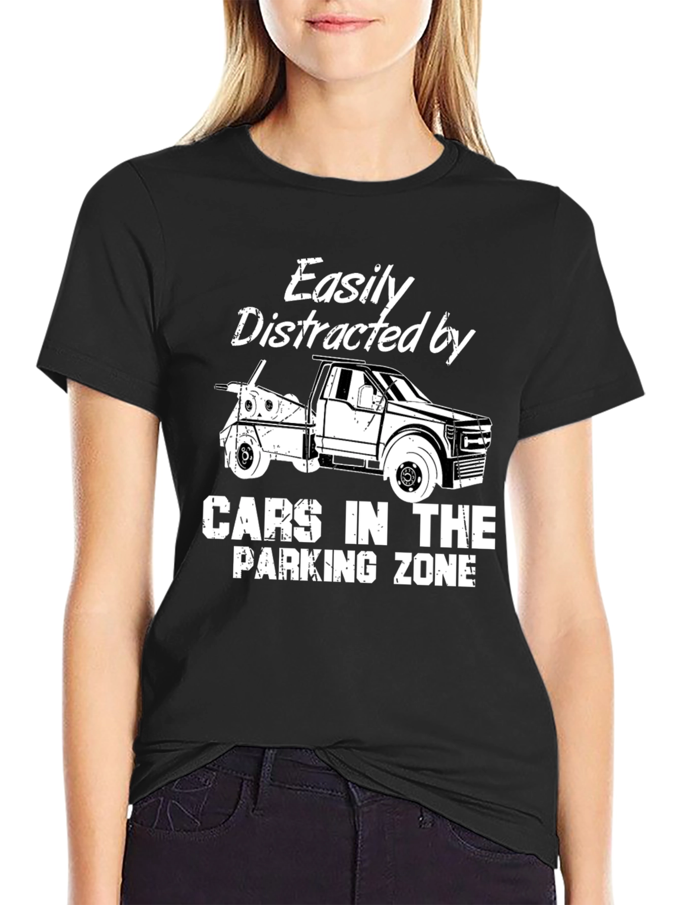 Easily Distracted Tow Truck T-Shirt