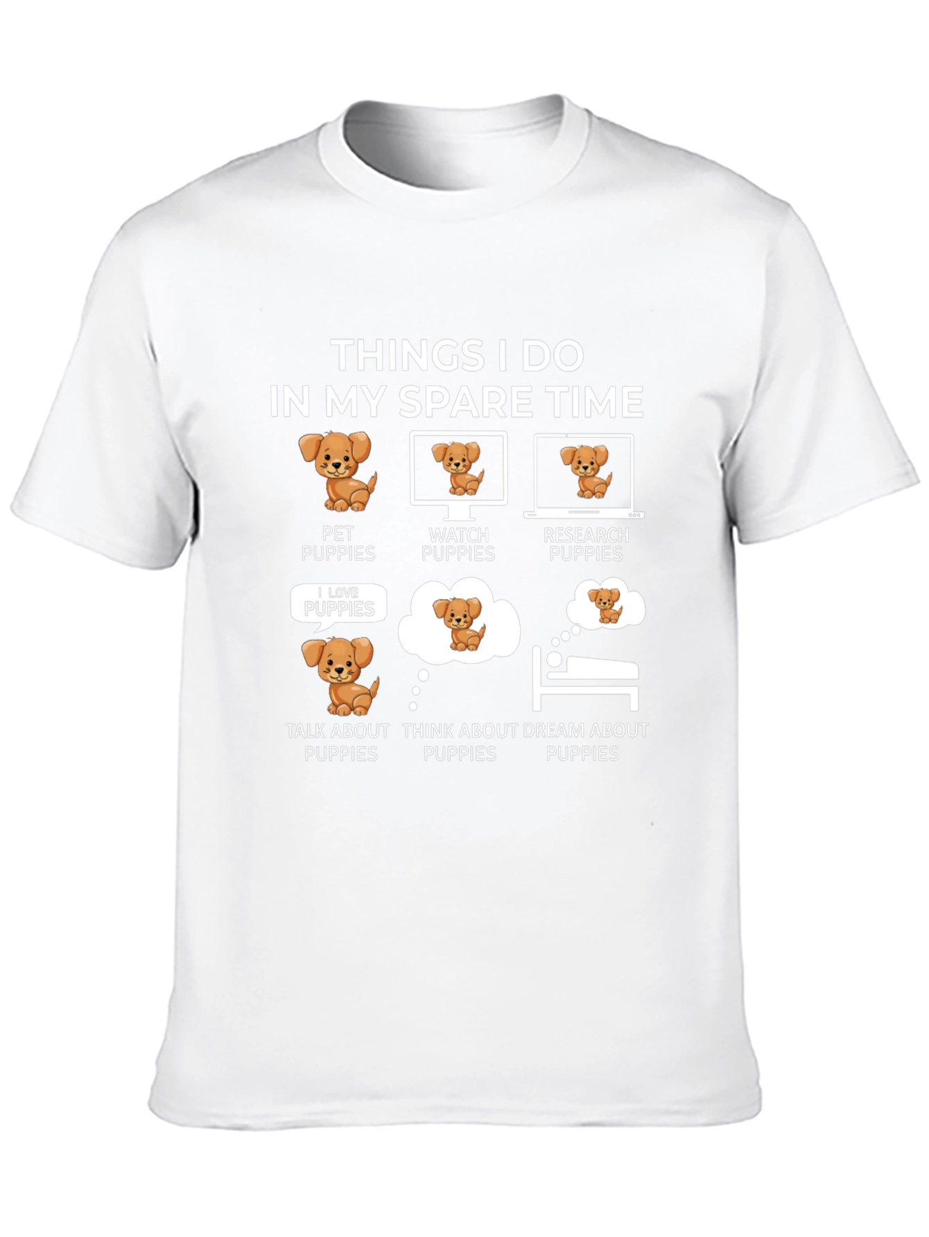 Puppy Lover T-Shirt: Spare Time Activities