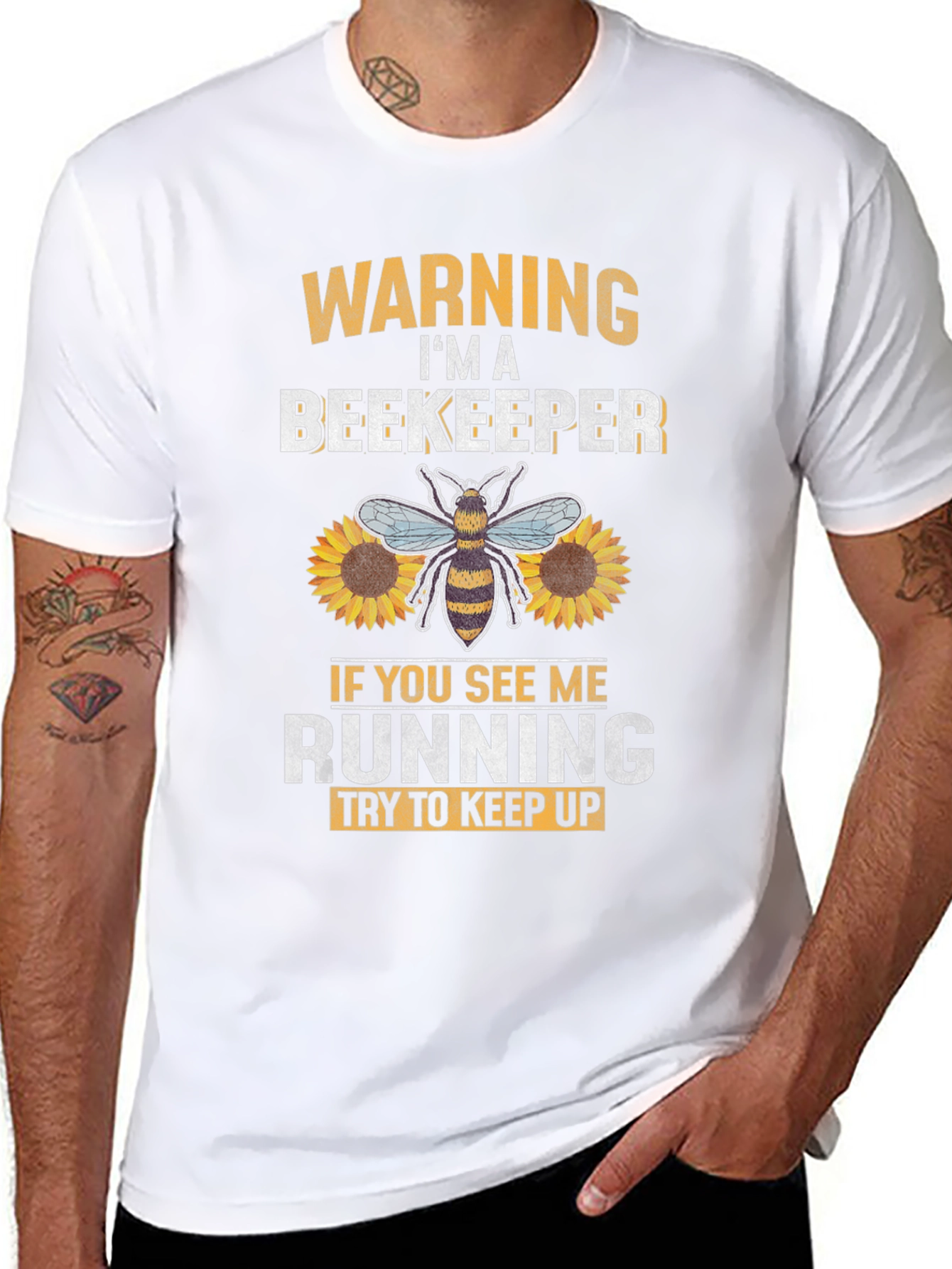 Beekeeper Warning Graphic T-Shirt