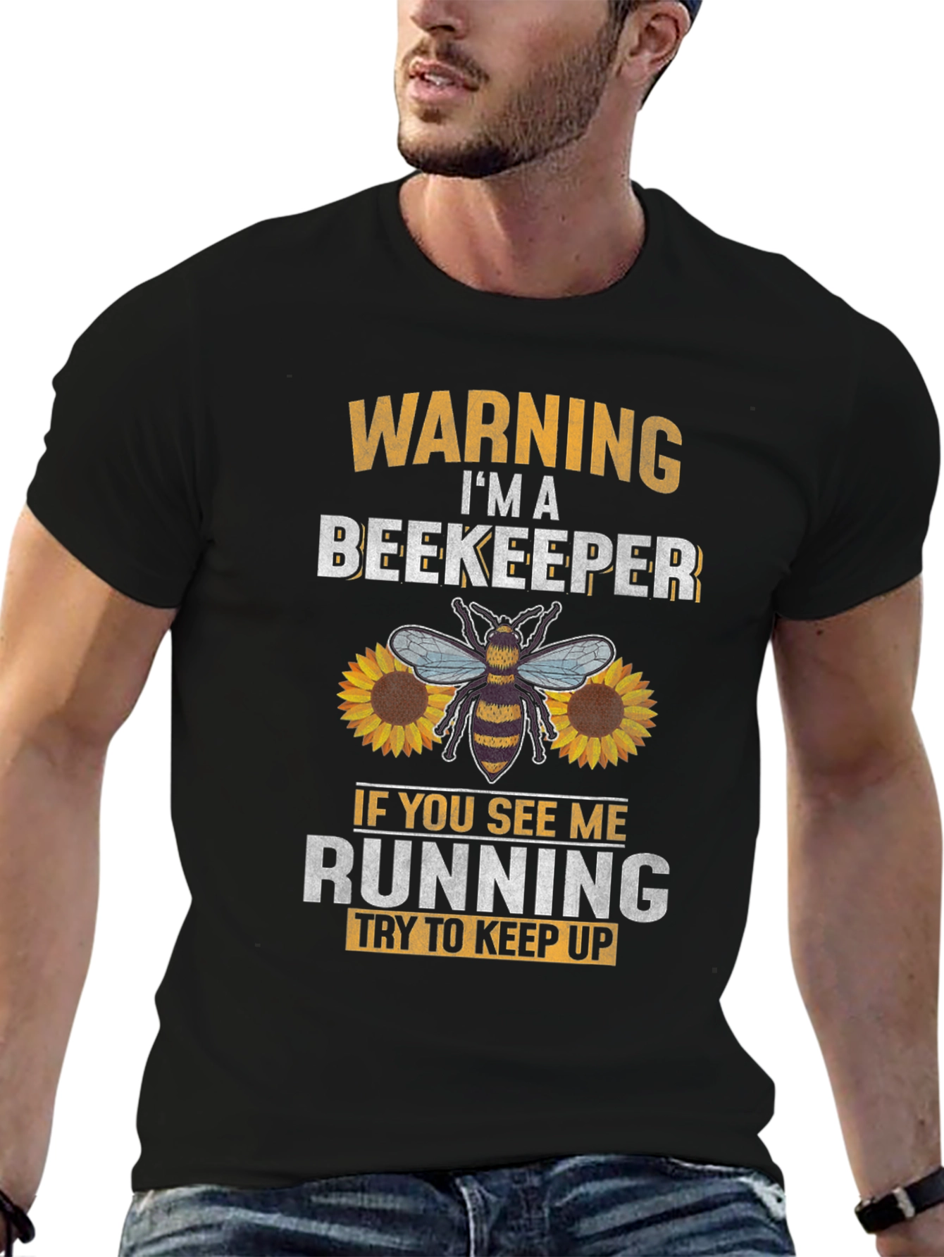 Beekeeper Warning Graphic T-Shirt