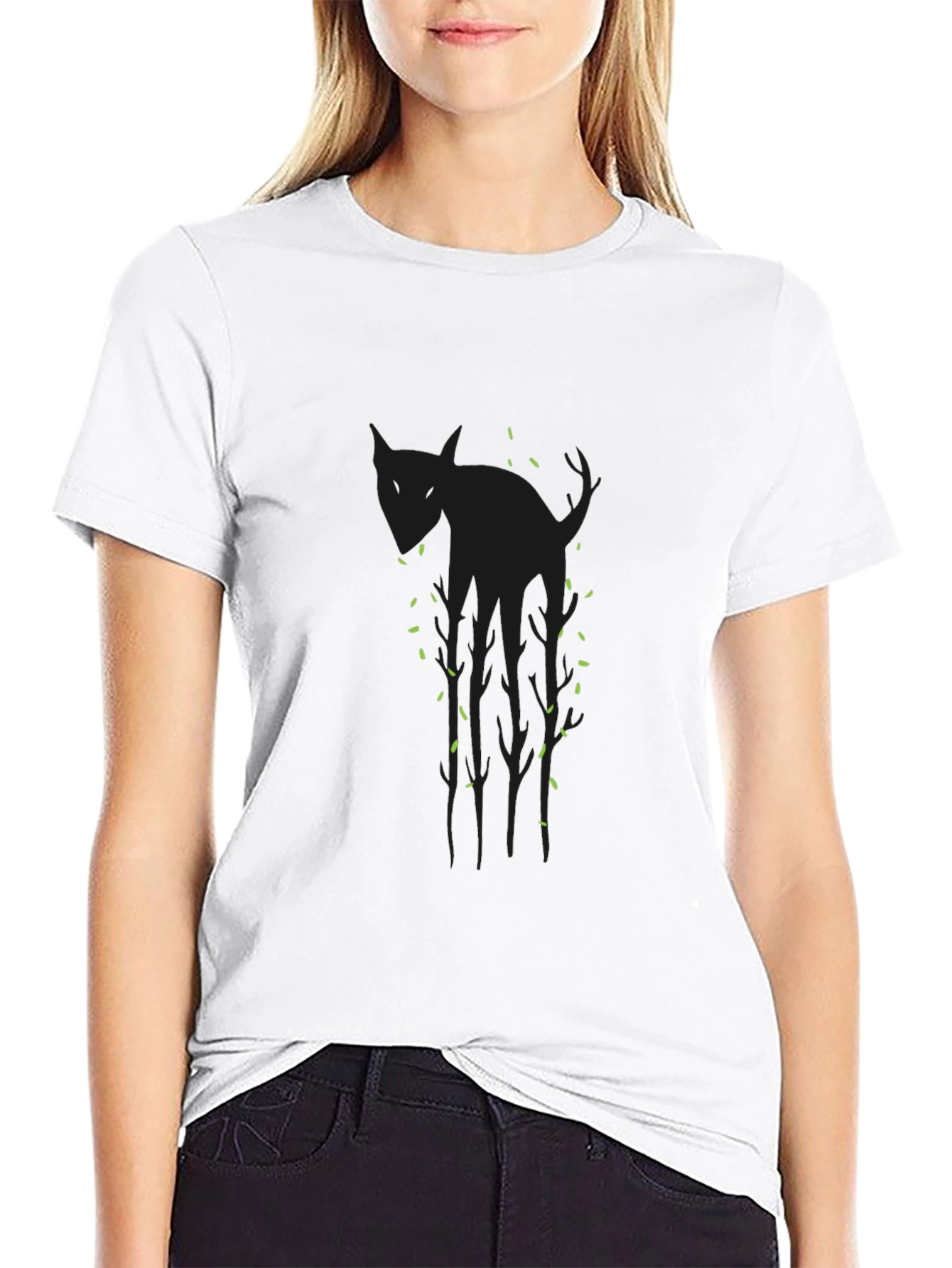Black Cat Graphic T-Shirt