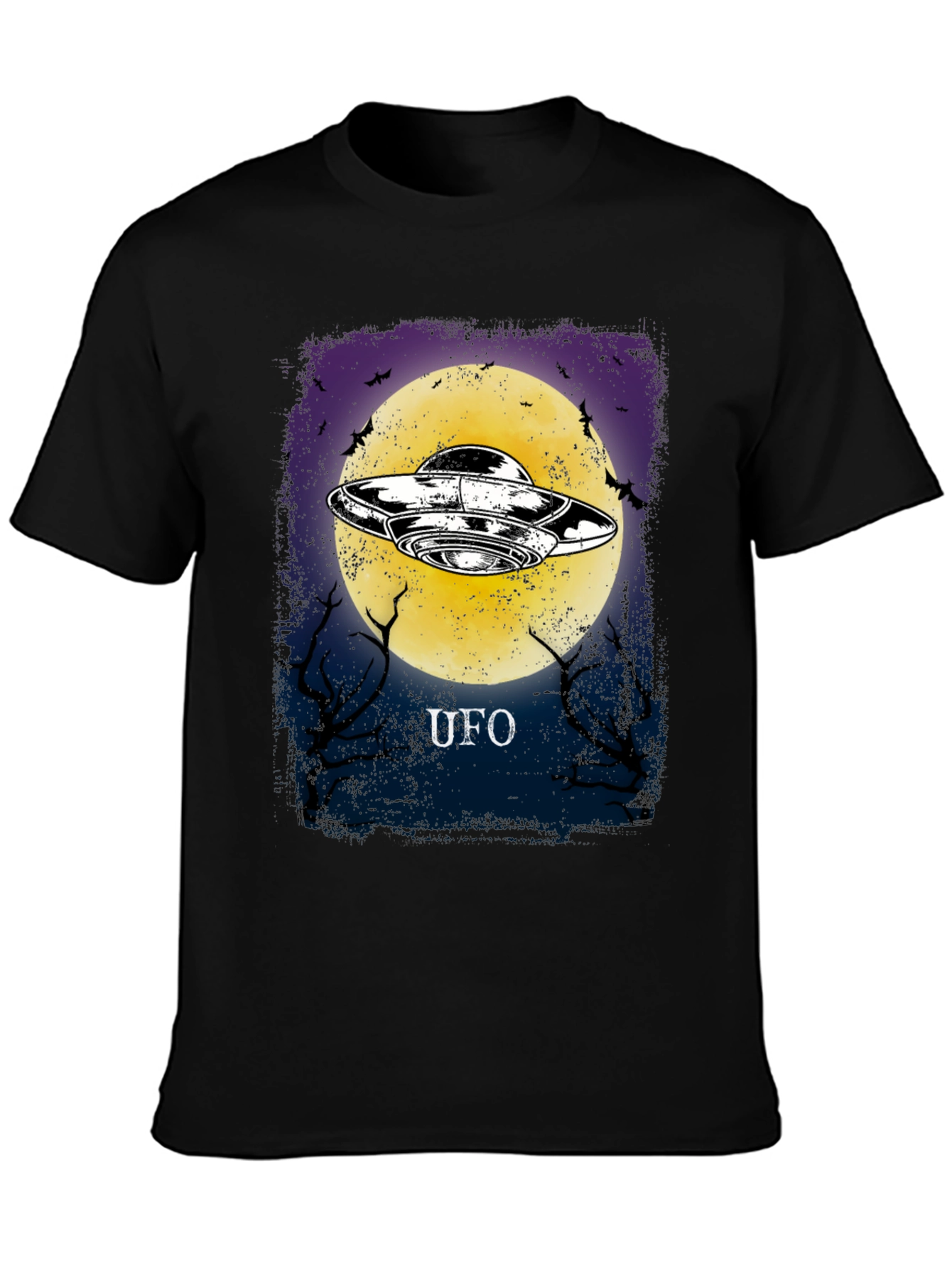 UFO Graphic Tee - Halloween Moon