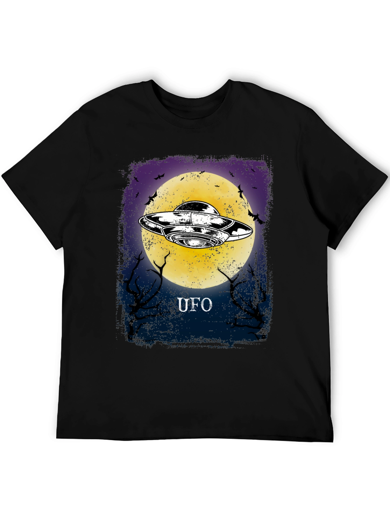 UFO Graphic Tee - Halloween Moon