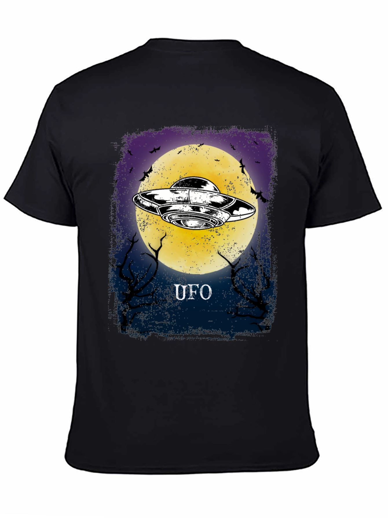 UFO Graphic Tee - Halloween Moon