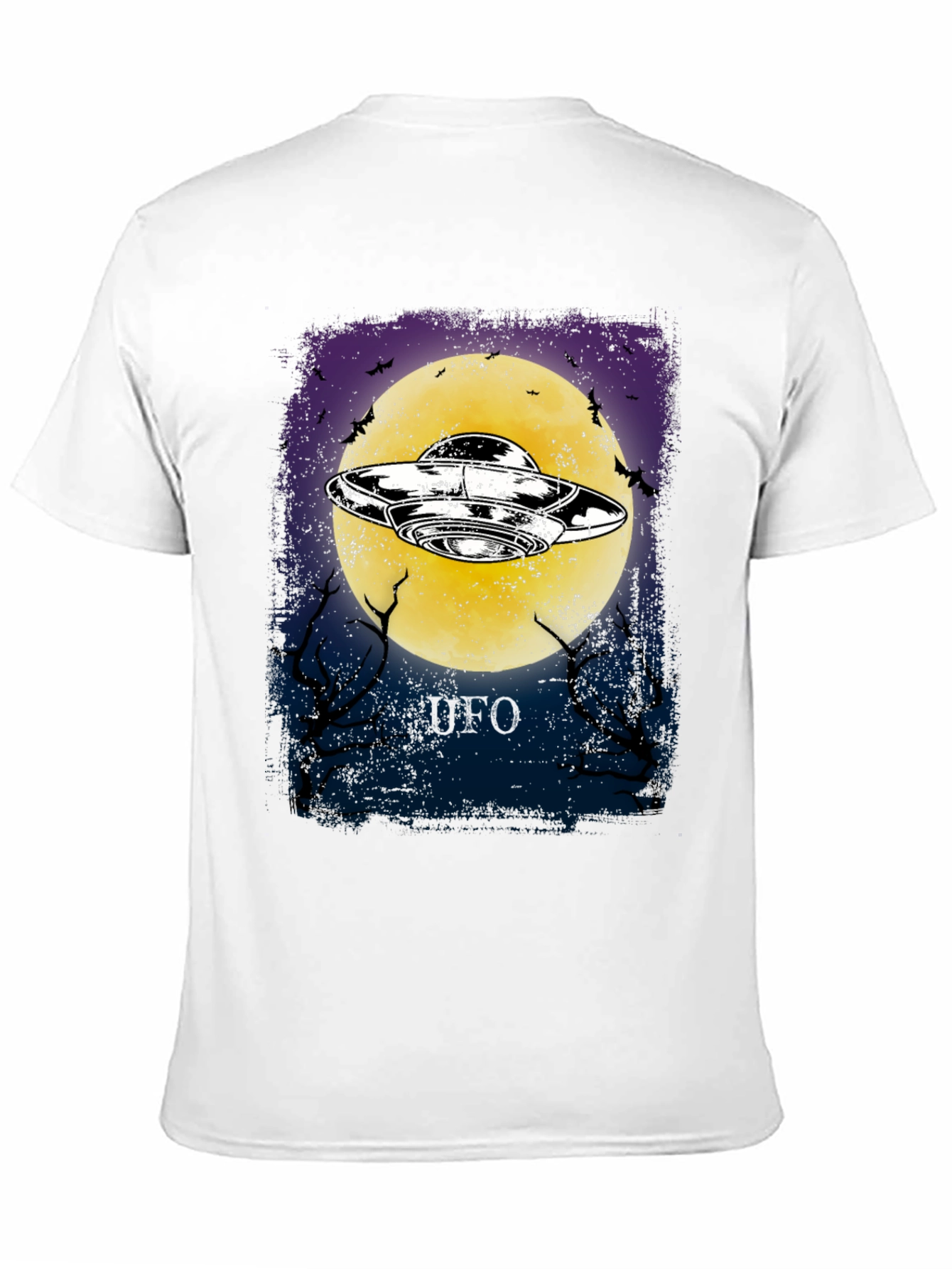UFO Graphic Tee - Halloween Moon