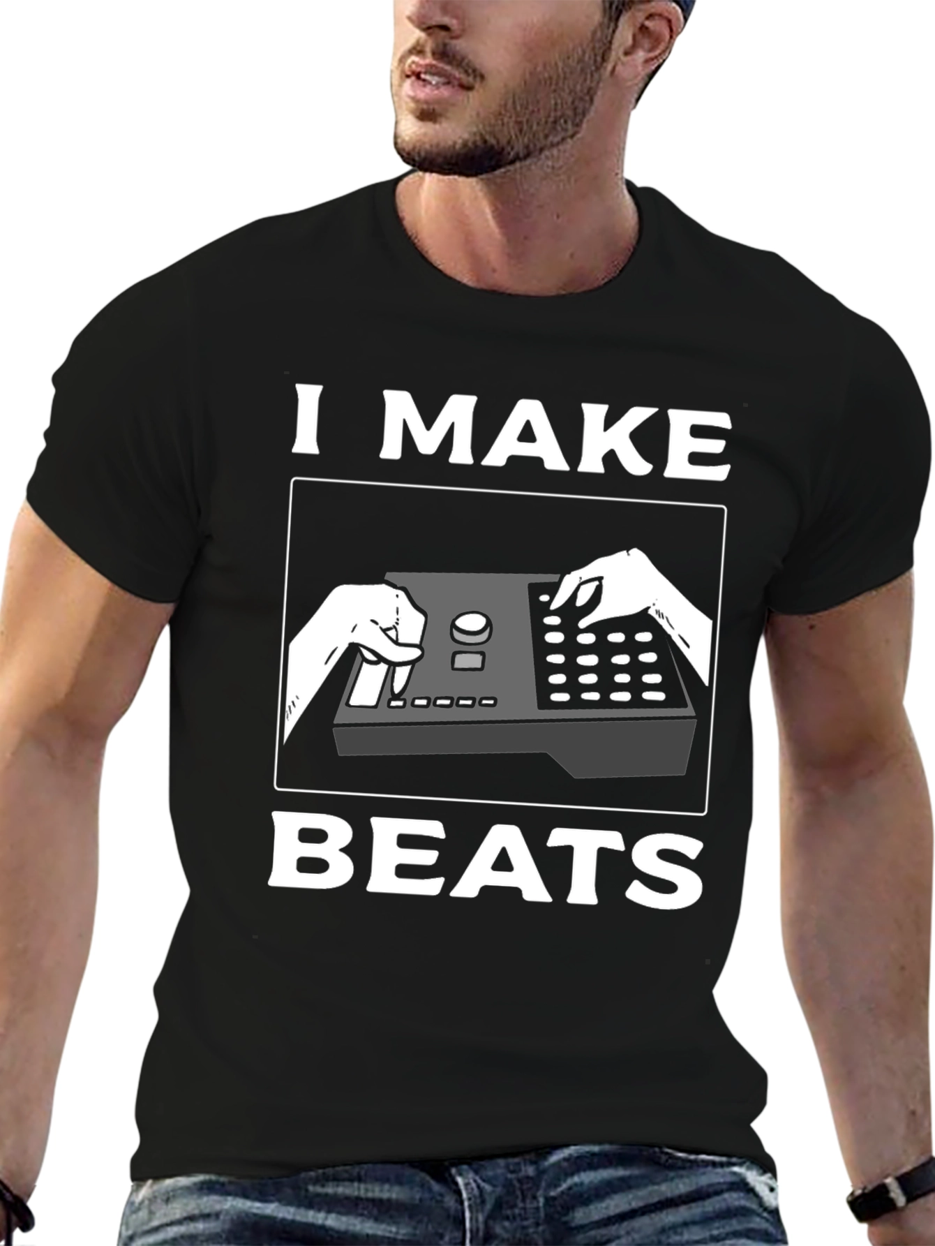 I Make Beats T-Shirt - DJ Producer Music Tee