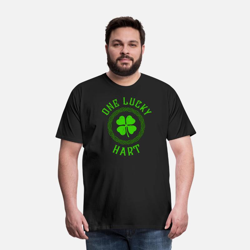 One Lucky Hart Irish Family Four Leaf Clover