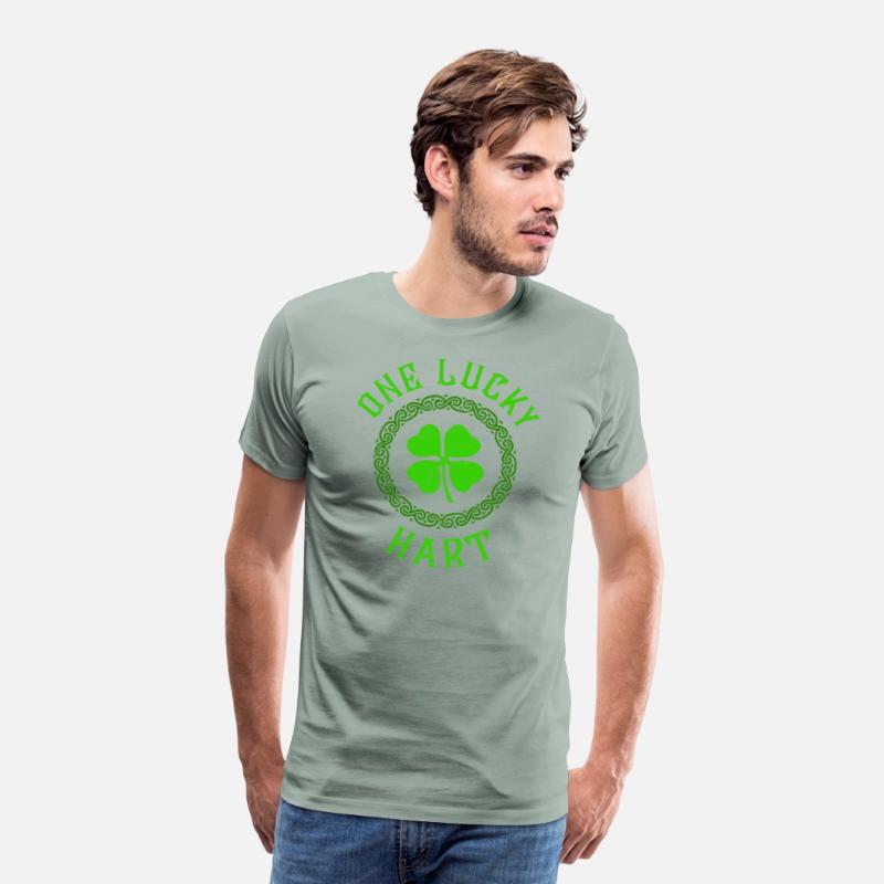 One Lucky Hart Irish Family Four Leaf Clover