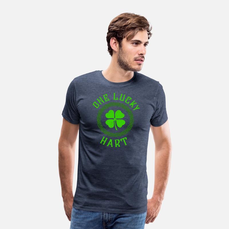 One Lucky Hart Irish Family Four Leaf Clover