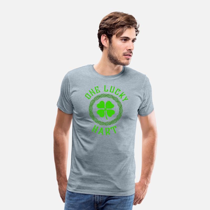 One Lucky Hart Irish Family Four Leaf Clover