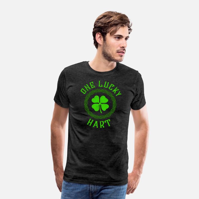 One Lucky Hart Irish Family Four Leaf Clover