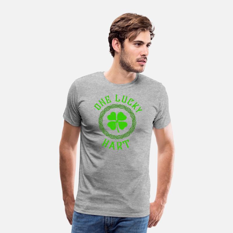 One Lucky Hart Irish Family Four Leaf Clover