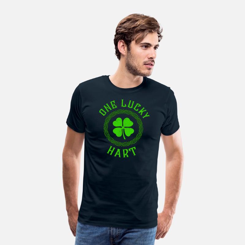One Lucky Hart Irish Family Four Leaf Clover