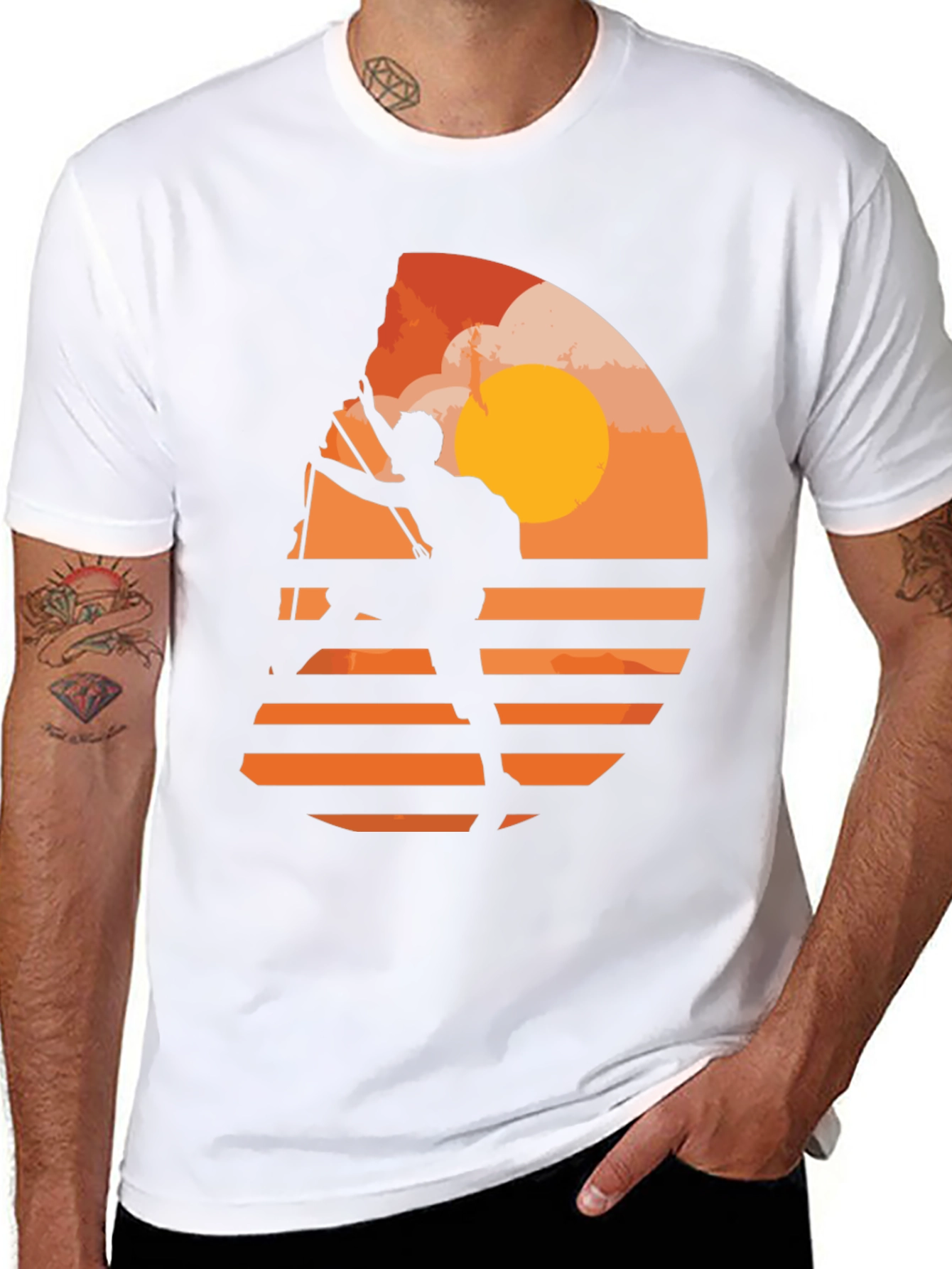 Climbing Silhouette Graphic Tee - Adventure Ready