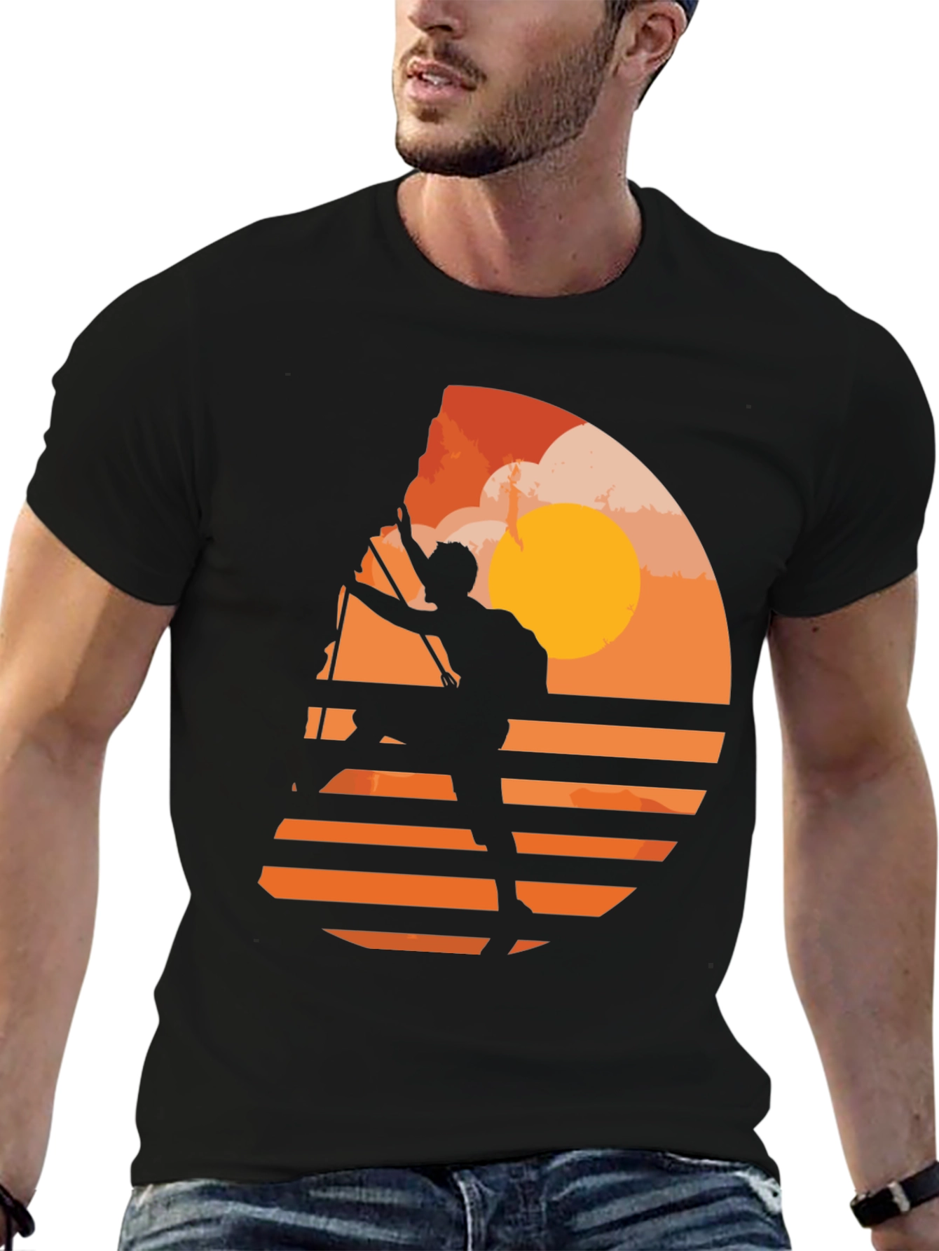 Climbing Silhouette Graphic Tee - Adventure Ready