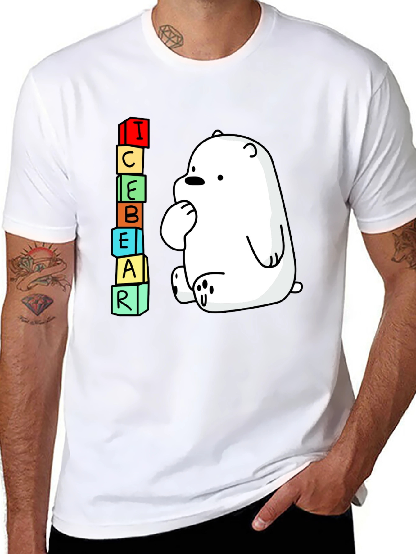 Ice Bear Cartoon T-Shirt