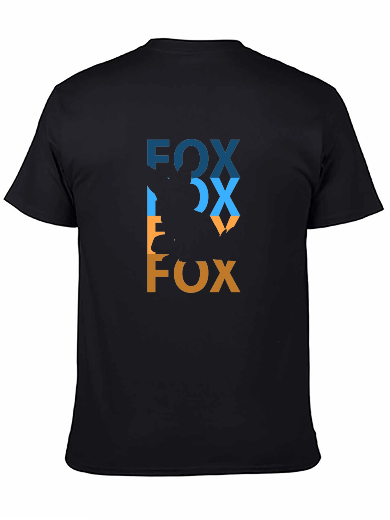 Fox Graphic Tee - Stylish Black T-Shirt