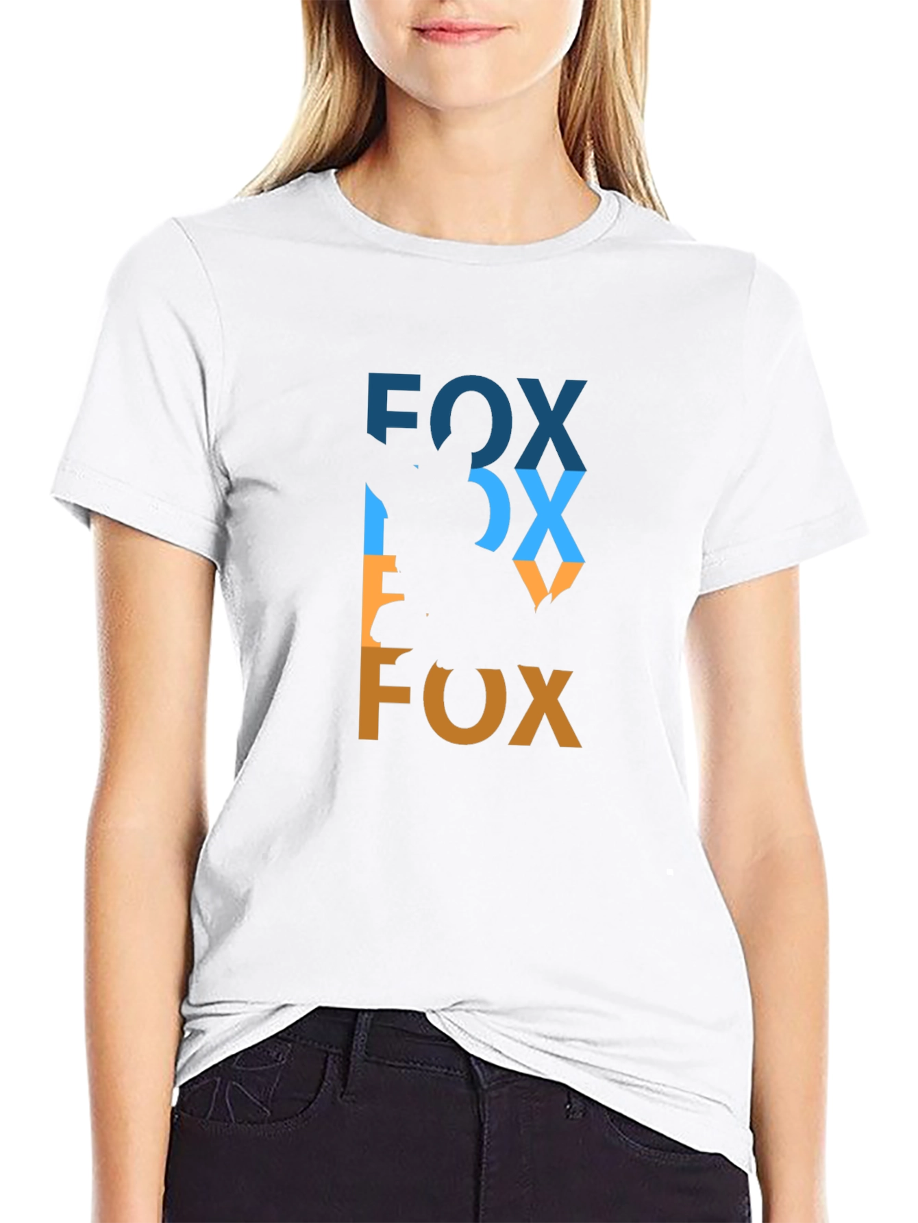 Fox Graphic Tee - Stylish Black T-Shirt