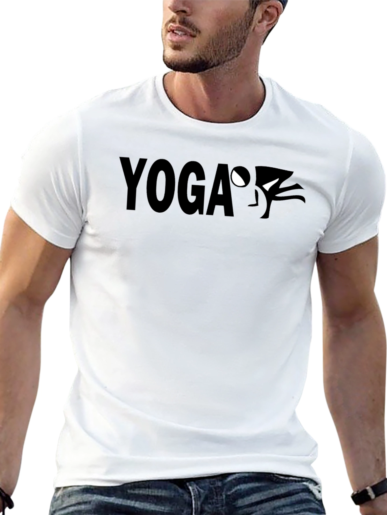 Yoga Ninja Black Graphic Tee