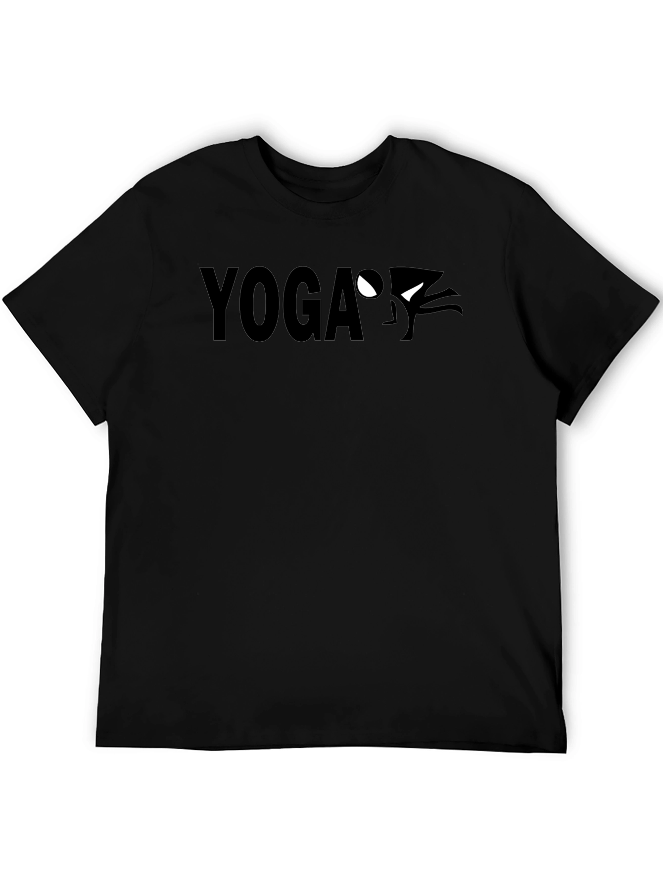 Yoga Ninja Black Graphic Tee