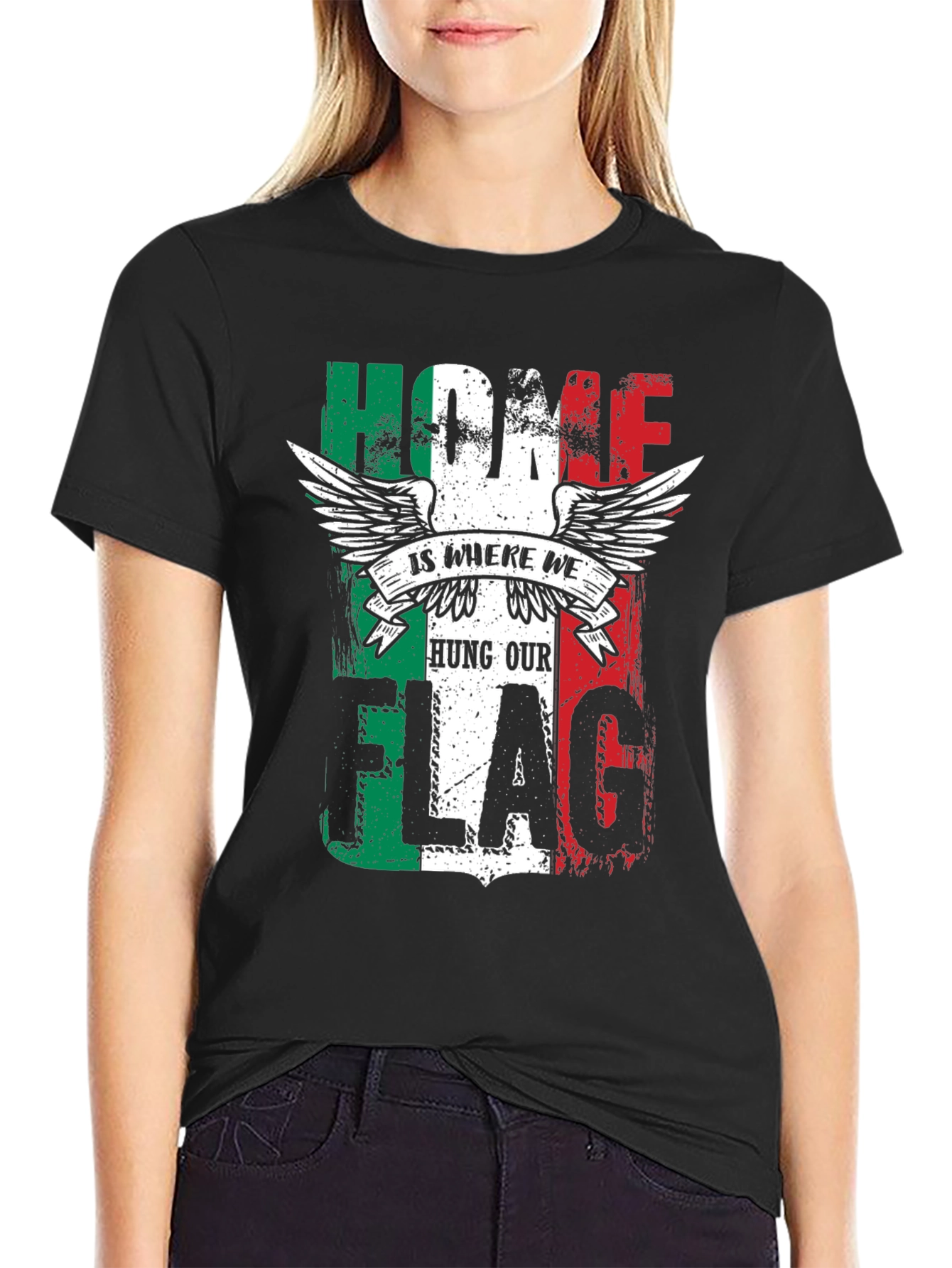 Italian Flag Home T-Shirt