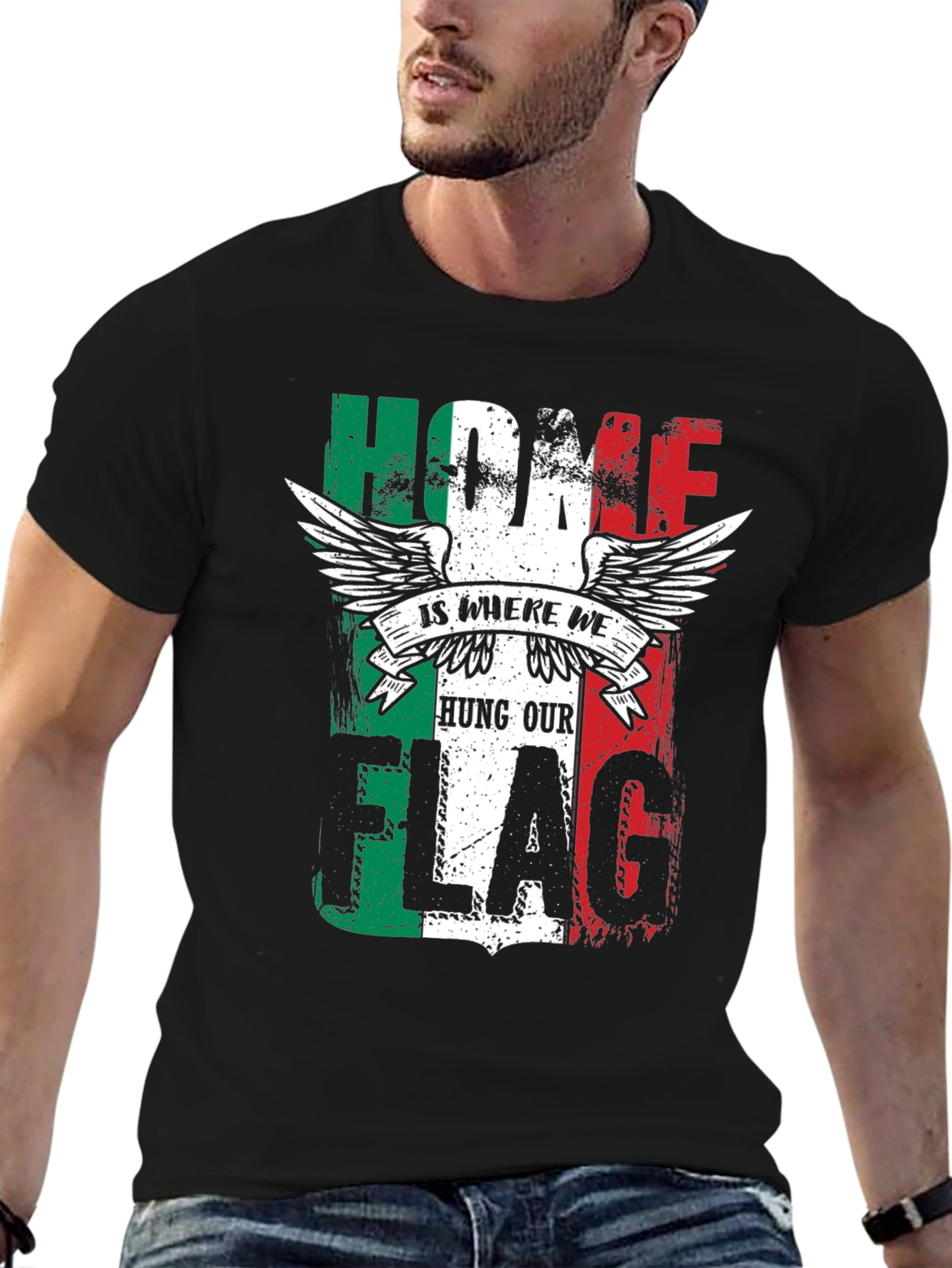 Italian Flag Home T-Shirt