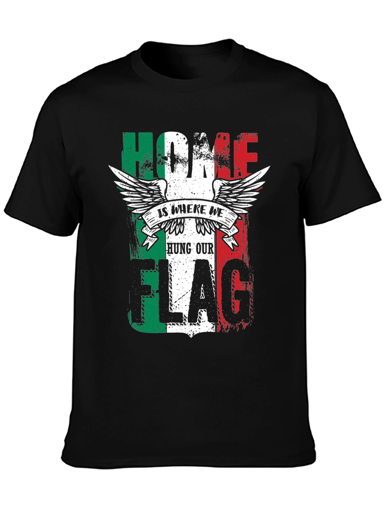 Italian Flag Home T-Shirt