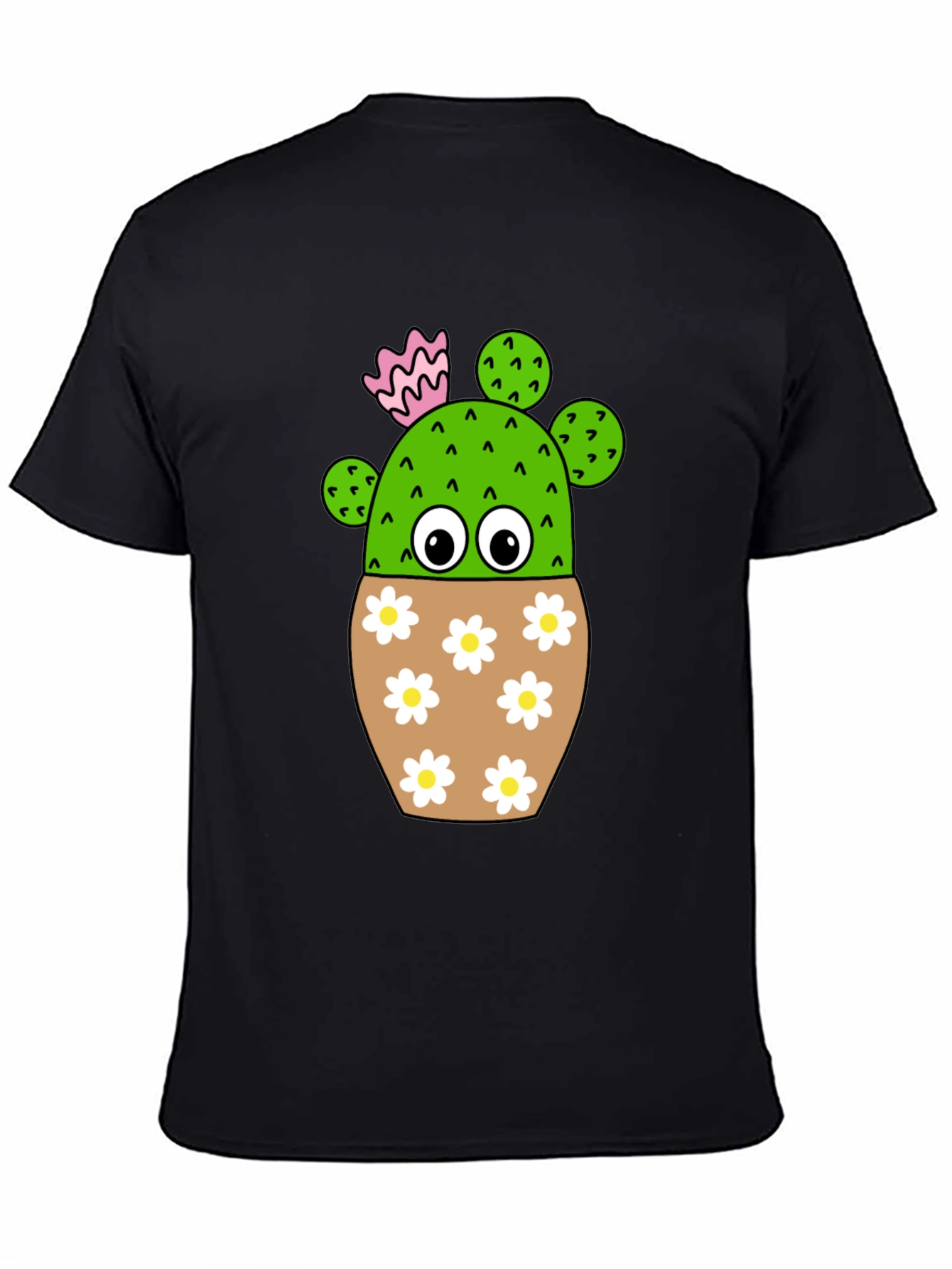 Cute Cactus in Flower Pot T-Shirt