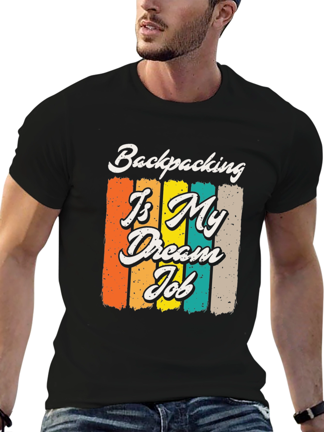 Backpacking Is My Dream Job Graphic Tee