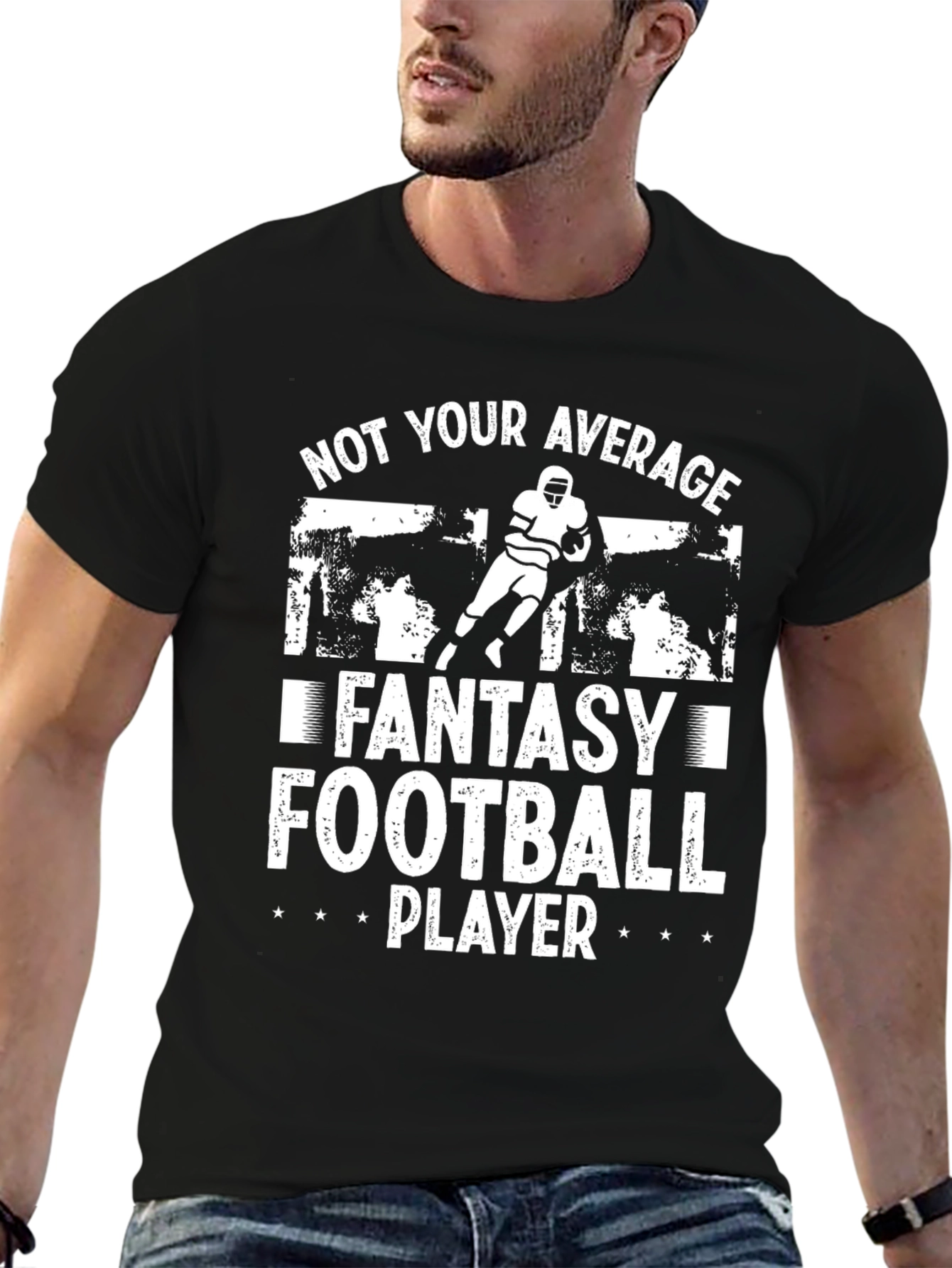 Fantasy Football Player Graphic T-Shirt