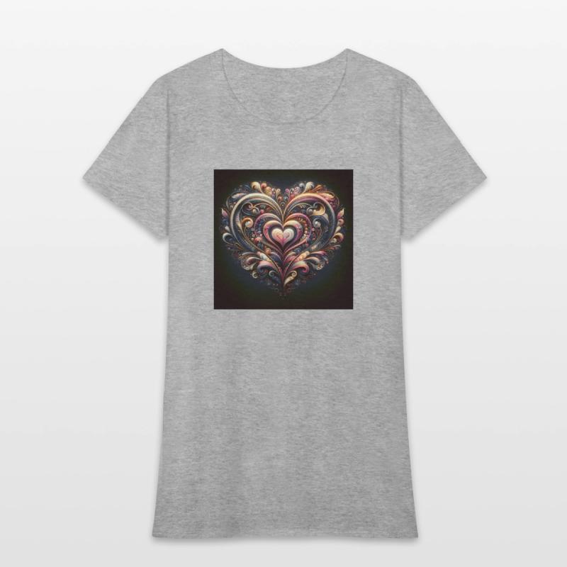 Ornate Heart Drawing